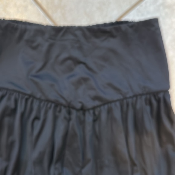 NWT! Good Luck Gem GLG Black Knit Bubble Mini Skirt M Balloon Skirt Micro Mini - Picture 5 of 8